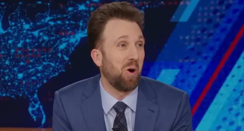 Daily Show host turns on woke audience for cheering torched Teslas