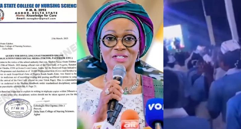 Delta nursing student risks expulsion after refusing to call Remi Tinubu