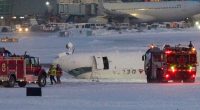 Delta plane that flipped upside down showed high rate of descent: report