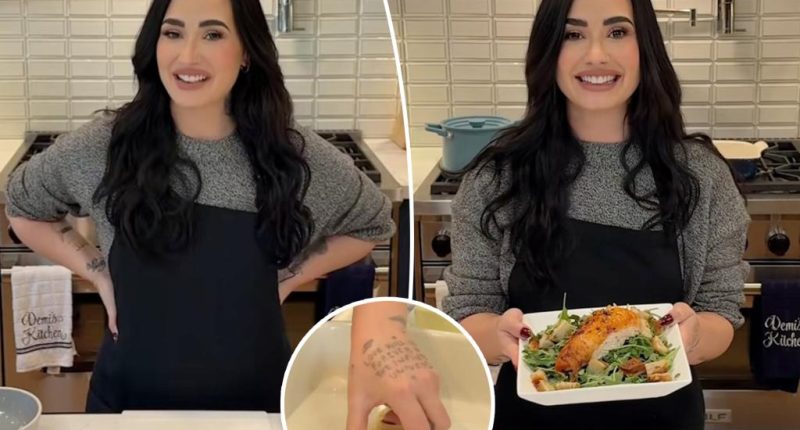 Demi Lovato scares fans with shaky hands in cooking video