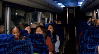 Dozens board bus from Tampa to Tallahassee to advocate for Moffitt Cancer Center