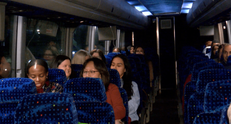 Dozens board bus from Tampa to Tallahassee to advocate for Moffitt Cancer Center