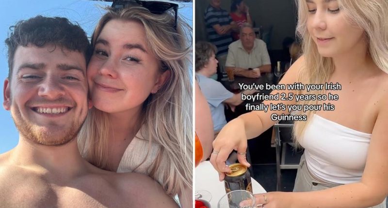 Dutch woman goes viral for videos of her Irish boyfriend's love for Guinness
