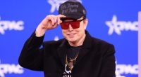 Elon Musk speaking at CPAC.