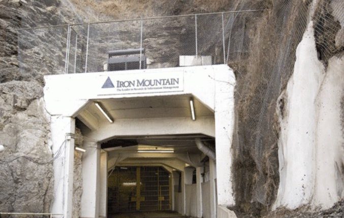Entrance to an Iron Mountain underground facility.
