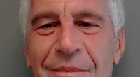 Mugshot of Jeffrey Epstein.