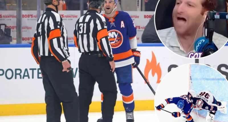 Evan Roberts goes off on refs over controversial Islanders call