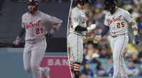 Ex-Yankee Gleyber Torres hits first Tigers homer but aggravates rib issue