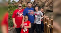 Family photo at Disney World.