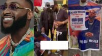 Moment Davido meets fan who trekked from Asaba to Lagos to meet him