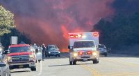 'Fast-moving' wildfire erupts in wealthy Hamptons enclave