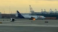 FedEx aircraft EXPLODES into gigantic fireball moments after takeoff