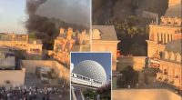 Fire breaks out at Disney World's Epcot, forcing visitors to evacuate from theme park ride