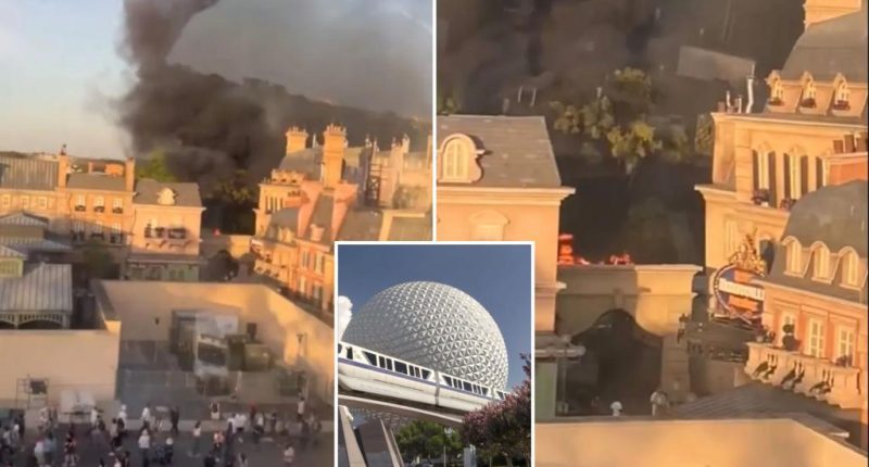 Fire breaks out at Disney World's Epcot, forcing visitors to evacuate from theme park ride