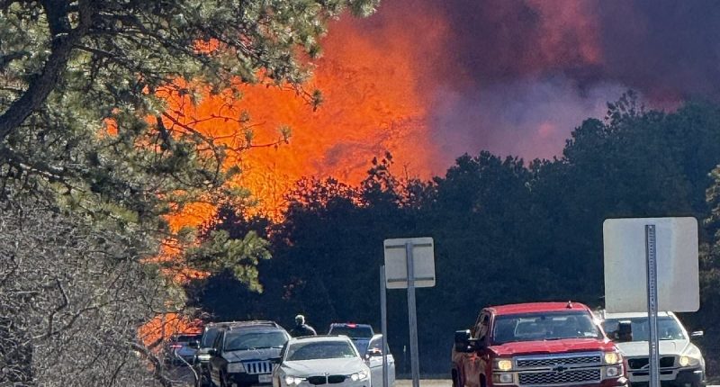 Governor gives update as wildfires rip through billionaires' enclave