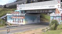 Graffiti Bridge in Florida painted in support of terminated National Park Service employees