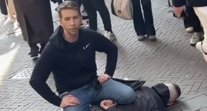 Hero Brit who tackled Amsterdam knifeman is given bravery award