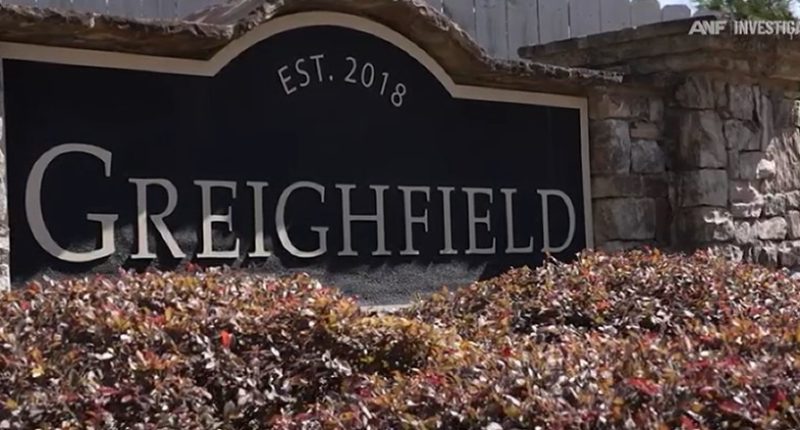 Greighfield community sign, est. 2018.