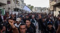 Hundreds in Gaza take to streets to protest Hamas