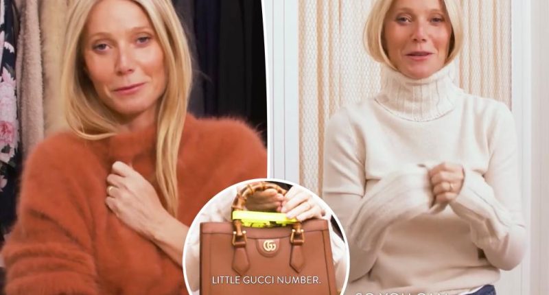 Inside Gwyneth Paltrow's Goop-centric closet