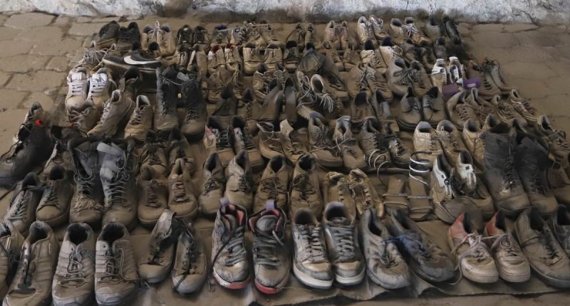 Inside abandoned Mexican drug cartel 'training camp'