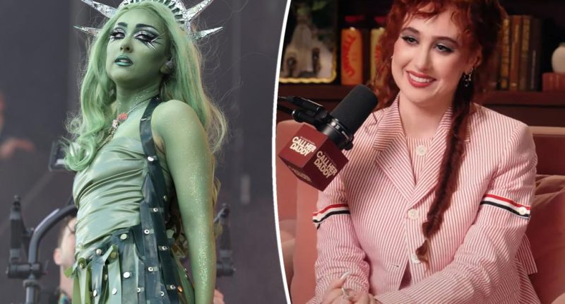 It took Chappell Roan four days to get rid of her green Governors Ball 2024 performance body paint