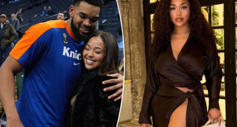 Jordyn Woods tweets ‘f–k cancer’ after boyfriend Karl-Anthony Towns misses Knicks game