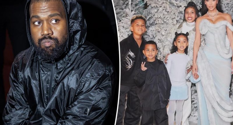 Kanye West accuses 'Kardashian mob' of restricting his parenting with his and Kim's kids