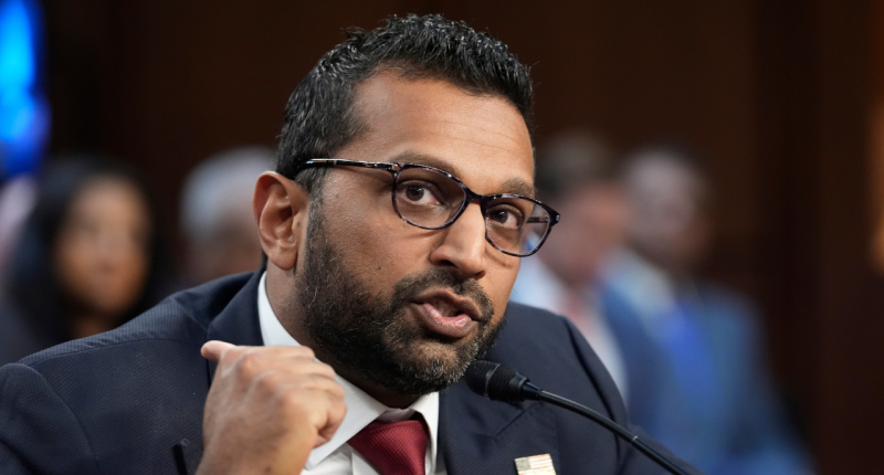 Kash Patel sharpens warning message for Tesla 'domestic terrorism' perpetrators ahead of 'day of action'