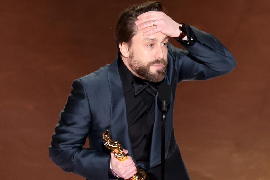 Kieran Culkin Drops an F-Bomb and Vows to Impregnate His Wife In Unorthodox Oscar Speech