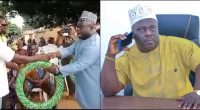 Kogi State minority leader empowers people with motorcycle tyres