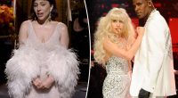 Lady Gaga pokes fun at her 2013 performance with R. Kelly during 'SNL' monologue