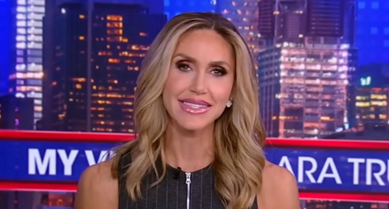 Lara Trump on television.