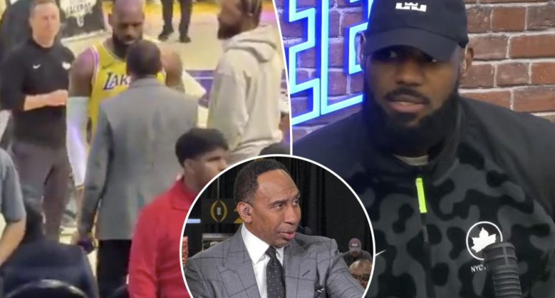LeBron James breaks silence on Stephen A. Smith confrontation