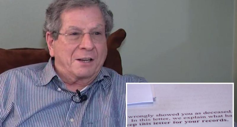 Long Island widower mistakenly declared dead -- again -- after attempting to file taxes: report