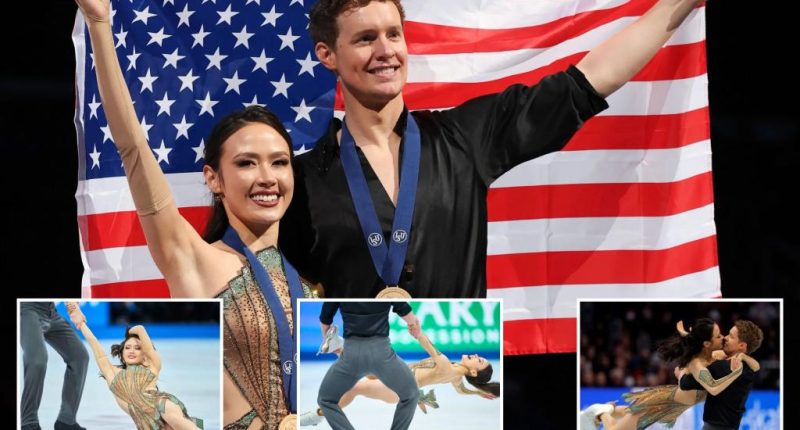 Madison Chock and Evan Bates make history, beat Canadians with gold medal performance