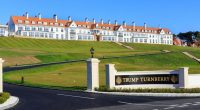 Trump Turnberry hotel entrance.