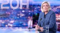 Marine Le Pen in a television interview.