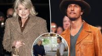Martha Stewart admits Matthew McConaughey 'scared' her during 'crazy' filming experience