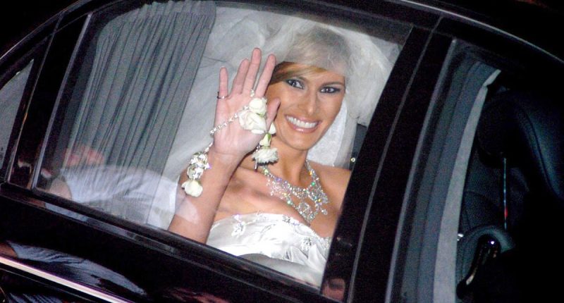 Melania Trump's wedding dress 'for sale on eBay'