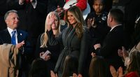 Melania stuns as she enters Capitol for Trump's big political night