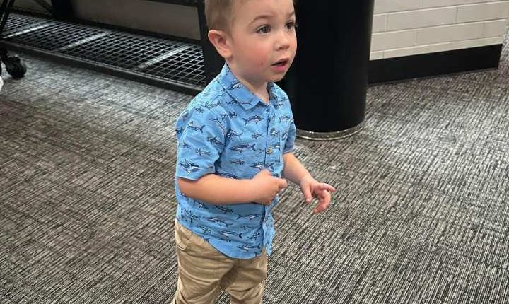 Photo of missing toddler Dane Paulsen.