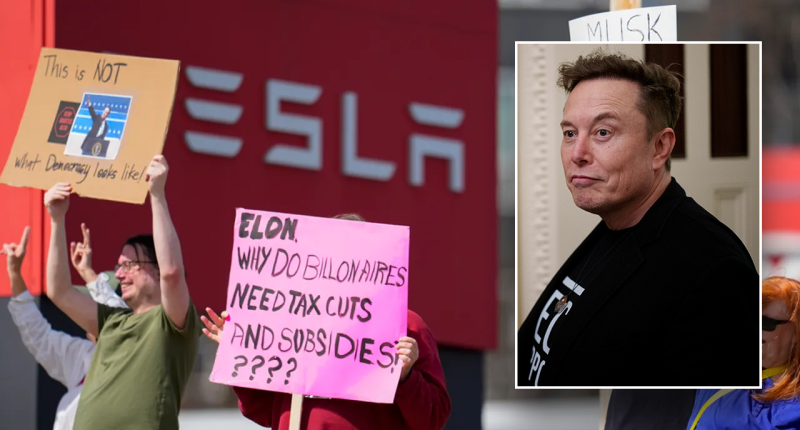Musk claims George Soros, LinkedIn co-founder Reid Hoffman are funding 'protests' against Tesla
