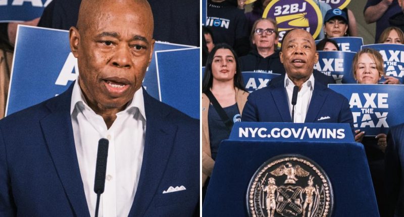 NYC Mayor Adams makes last-minute push to cut taxes for low-income earners as Albany haggles over budget