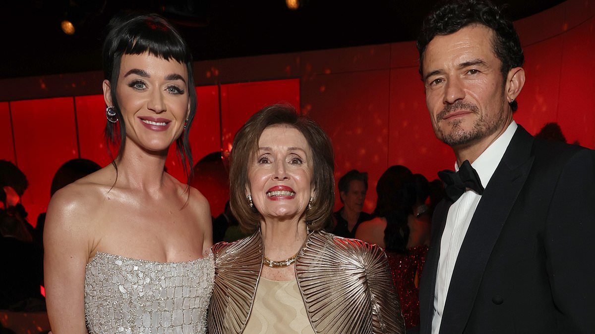 Nancy Pelosi turns up at an Oscar party