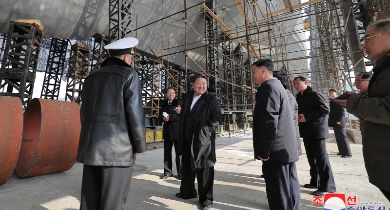 North Korea unveils its first nuclear-powered submarine