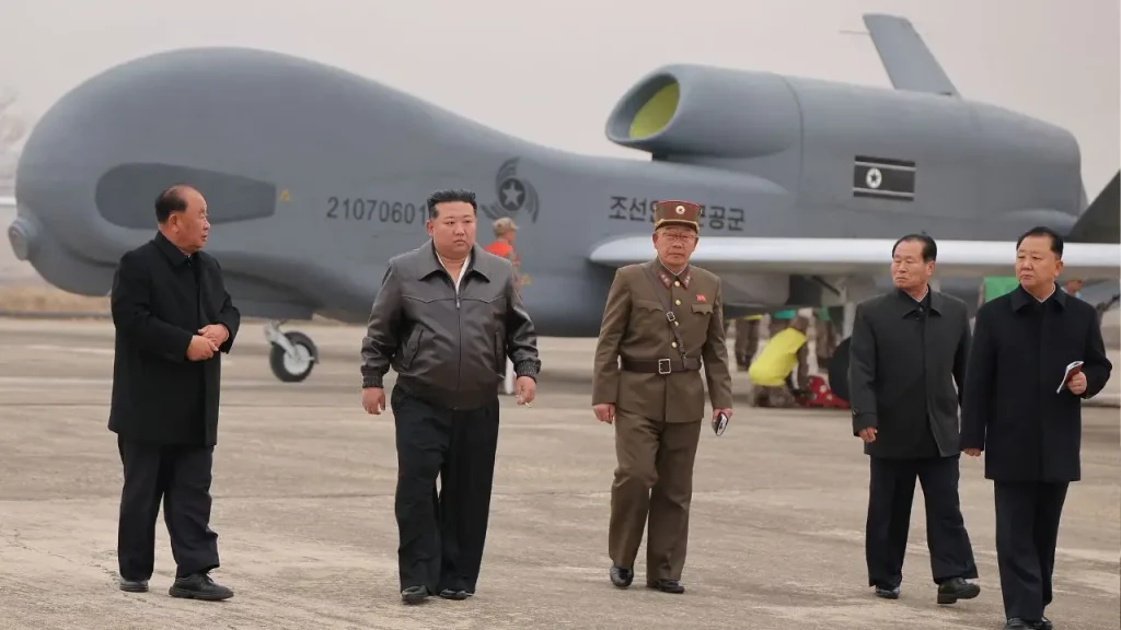 North Korea's Kim oversees test of AI-powered suicide drones