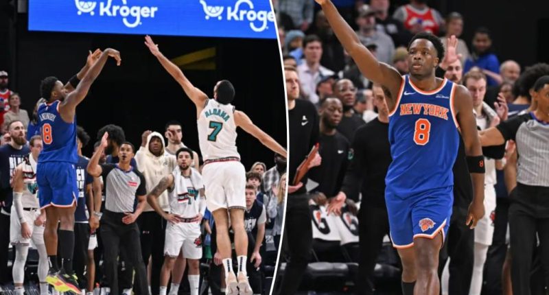OG Anunoby sinks game-winner to lead Knicks over Grizzlies