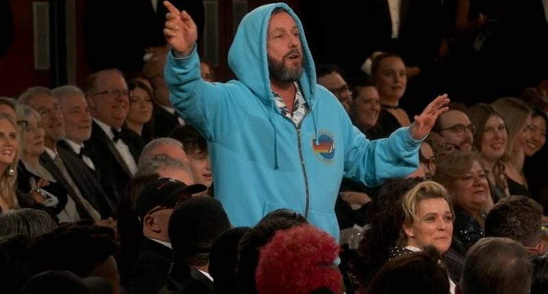 Oscars 2025: Adam Sandler called out for wearing shorts and a hoodie