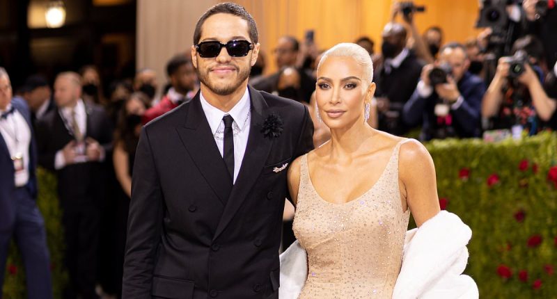 Pete Davidson squirms as he is confronted over Kim Kardashian romance